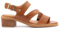 Pikolinos Sandales en cuir marron Blanes
