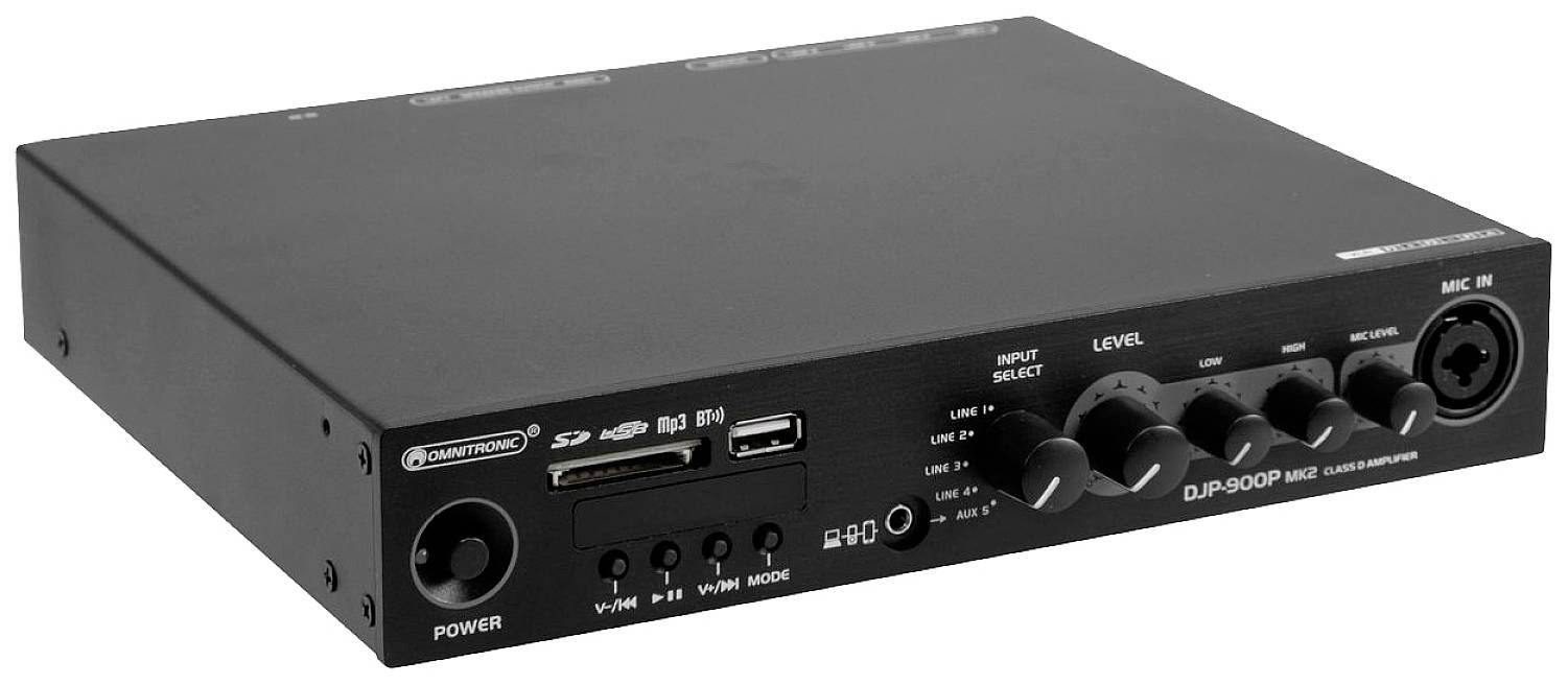 Omnitronic DJP-900P MK2 Class D Amplifier