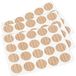 Adsamm® 60 x afdekkappen licht eiken Ø 13 mm rond 0,45 mm dunne zelfklevende meubelpleisters