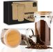 Sans marque Boîte à café hermétique et boîtes de conservation - Set de 2 - Verre - Avec couvercle