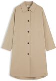Tommy Hilfiger Dames Jassen 36 Katoen/Polyamide Beige Herfst/Winter 2026