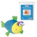 Glorex 04800-1K Fish Lucie knuffeldier complete set ca. 33 cm + 100 g katoen om te knutselen en te knuffelen