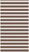 Zebra rolgordijn 125x200 cm stofbreedte 120,9cm polyester bruin