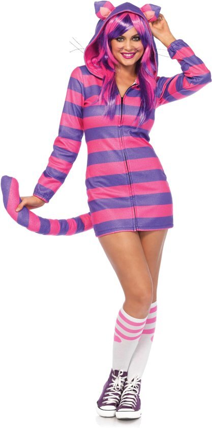 Leg Avenue Cozy Cheshire Cat Roze Paars maat XS