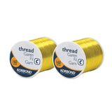 Korbond Naaigaren 320 m - 2 spoelen van 160 m - goudkleurig polyester - hand- en machinaal naaien