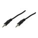 Logilink Stéréo Audio 3,5 mm Mâle vers Mâle 2 m