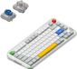 Nuphy Kick75 Clavier mécanique sans fil, profil bas, disposition 75% ANSI, 80 touches, interrupteur Silver Nano