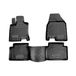OMAC 5021444 Ensemble de tapis de sol ETP (élastomère thermoplastique), noir