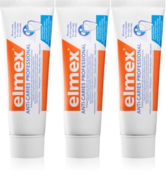 Elmex - Anti Caries Professional Trio Toothpaste ( 3 Ks ) - Toothpaste