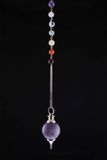 Yogi & Yogini naturals Pendel amethist bolvorm chakraketting 4.5 cm