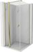 Mexen Mist T cabine de douche battante 75 x 75 cm, transparent, or