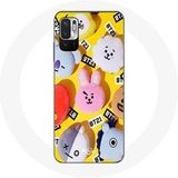 Maniacase Hoesje voor Xiaomi Redmi Note 10 5G BTS Bangtan Sonyeondan BT21 Tata Chimmy Cooky Rj Shooky Koya Mang Et Van
