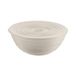 Guzzini - Tierra, L Bak met Deksel in Gerecycled Plastic, Kom - Melkwit, Ø 25xh10,8 cm | 3100 ml