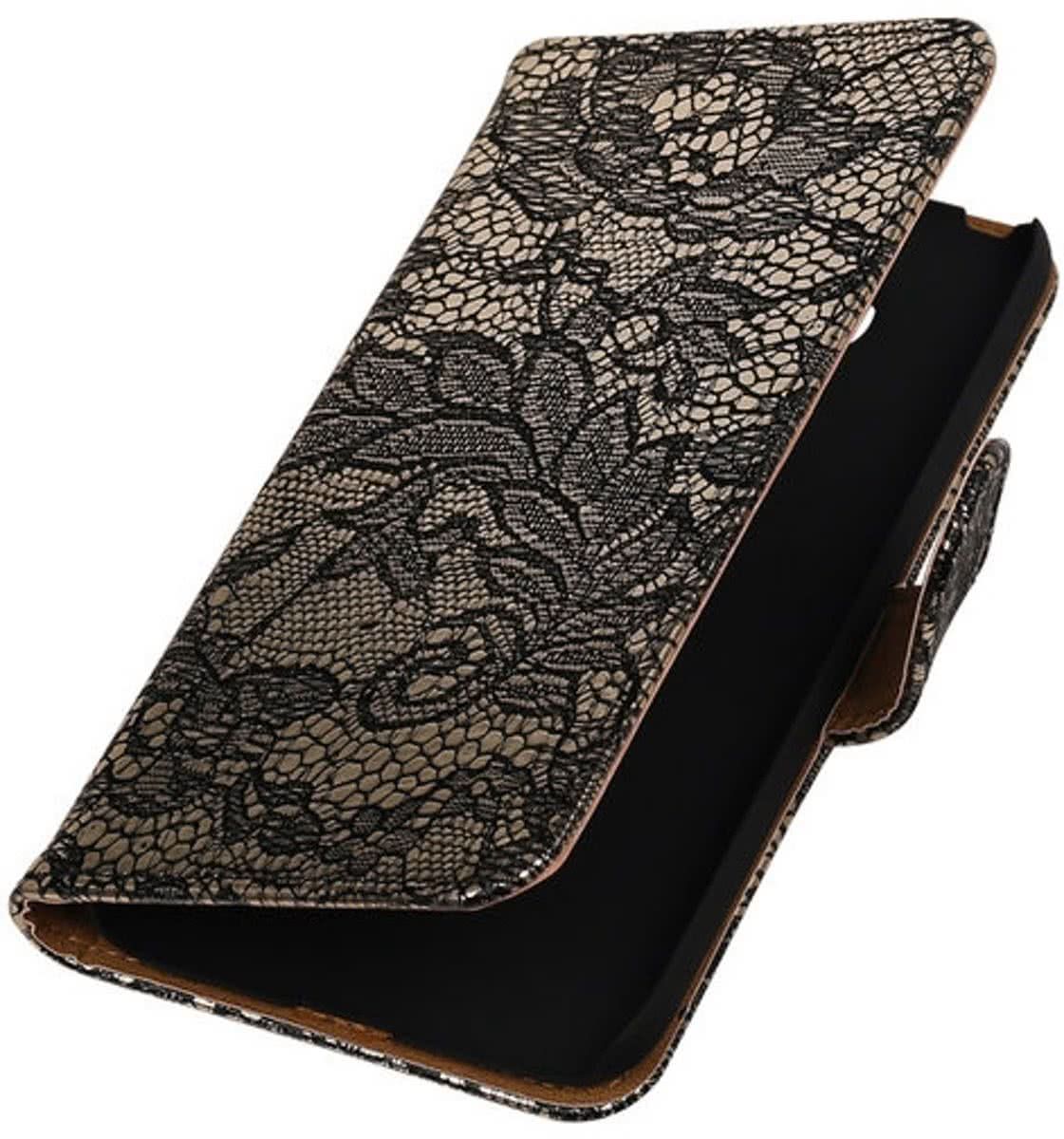 Best Cases Zwart Lace booktype cover hoesje voor LG G5