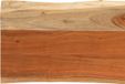 vidaXL Tafelblad rechthoekig natuurlijke rand 70x40x3,8 cm acaciahout