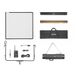 Godox AD33 K2 Electric Adjustable Diffusion Panel (100×100cm,CRMX&Bluetooth Control) with Carry Bag