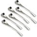 Unyqoos® Cuillères à expresso, set de 6, Acier inoxydable, Argent