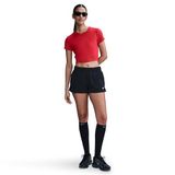 Nike NSW Phnx FLC Mr Std Short pour femme, noir/voile, taille M