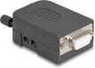 Delock Sub-D connector housing 9 pin serial made of plastic including terminal block Connector socket for RS-232/RS-485/CANBUS