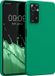 kwmobile telefoonhoesje geschikt voor Xiaomi Redmi Note 11 Pro / Redmi Note 12 Pro 4G - Hoesje met siliconen coating - Smartphone case in smaragdgroen