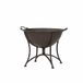 Siena Garden vuurschaal antiek, 64,5x53,5x48,5cm, roestbruin, 554517