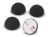 Dynavox ED20 Universele siliconen elastomeer schokdempers voor hifi-apparaten, luidsprekers, versterkers en draaitafels met 3M kleefoppervlak, zwart, 4 stuks