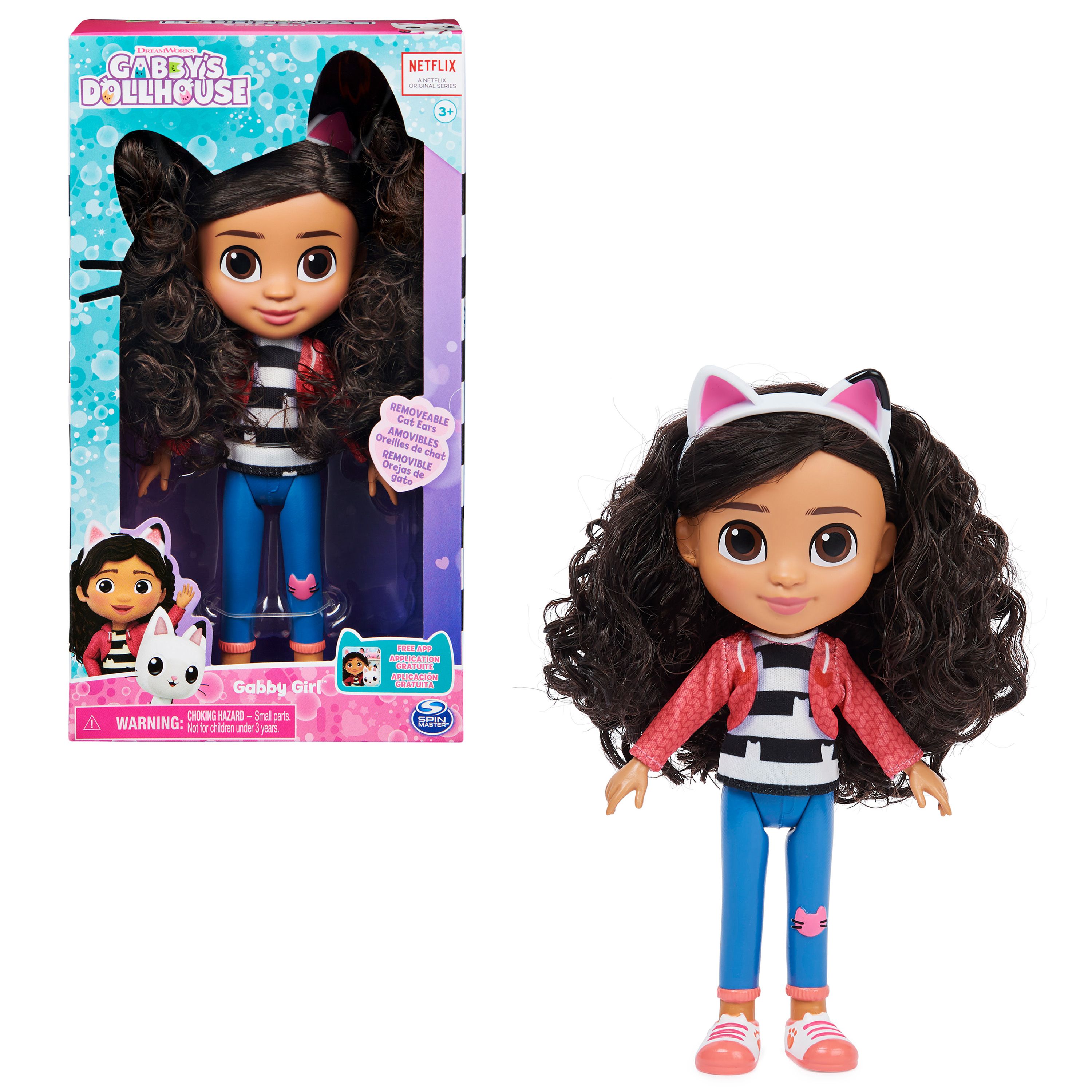 Spin Master Gabby's Dollhouse Gabby Pop - 20 cm Fashion Doll - Multicolour