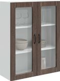vidaXL Vaatwasserpaneel Kalmar Bruin Eiken 80 x 31 x 100 cm