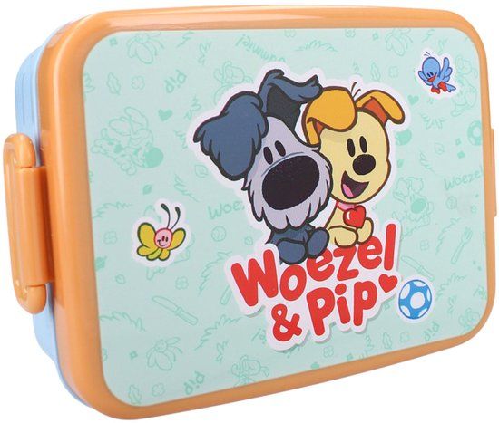 4KidsOnly Woezel & Pip Lunchset - Blauw