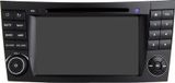 Mercedes radio 7 pouces avec lecteur CD pour Mercedes W211 (2002 - 2009), incluant navigation, commande au volant, Bluetooth, RDS, DSP, GPS et DAB+
