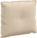 vidaXL Coussin de dossier crème 60 x 50 cm microfibre tissu