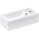Glacera Bigio Lavabo suspendu 50x25 cm avec robinetterie à droite, blanc, Glacera Bigio (bg5025p)