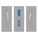 Bosch Uniseks - Xduro batterijplaat voor volwassenen, platina blauw/wit, 1 maat