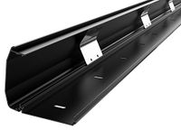 RICOO Kabelgoot van aluminium, 110 cm, Z1110-B, zwart