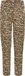 ICHI IHKATE LEOPARD JACQUARD PA Dames Broeken Bruin Polyester/Viscose/Elastaan