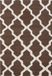 Safavieh Trellis Indoor Handgetuft Vloerkleed, Cambridge Collectie, CAM121, Donkerbruin & Ivoor, 91 x 152 cm