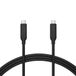 Amazon Basics USB-C-naar-USB-C-4-snellaadkabel, 40 Gbps, 8K-video, 240 W, USB-IF-certificaat, compatibel met Thunderbolt 4/3, voor Apple iPhone 16/15, iPad, Samsung Galaxy, tablets, laptops, 1m, zwart