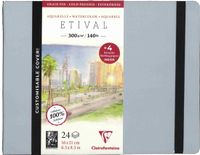 Clairefontaine Etival Aquarel Notebook 21 x 16 cm 300g Cold Pressed