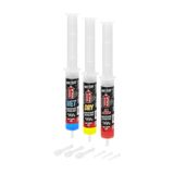 1000 Miglia DRY, WET and ALLWEATHER Lube Bike Chain for all Weather Conditions - 300 ml (3 x 100 ml), Cartridges with Drop and Huggie Application Systems, fluorescent and scented formula