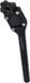 Ergotec PM-705N Tige de selle - ø31,6mm x 350 mm - Noir - Avec suspension