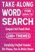 Take-Along Word Search For Adults: Carefully Crafted Puzzles For Focus Fun & Brain Power