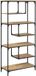 vidaXL Boekenkast 6-laags 81 x 36 x 176 cm Bewerkt hout