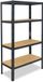 Shelfplaza HOME metalen stellingkast - 180x70x23 cm - antraciet - 4 planken