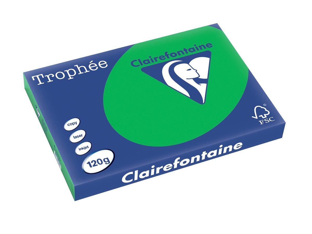 Clairefontaine Trophée Intens A3 biljartgroen 120 g 25 vel
