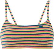 Protest MIXElifbad Bralette Bikinitop Dames Gestreept Guava Pink