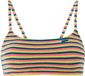 Protest MIXElifbad Bralette Bikinitop Dames Gestreept Guava Pink