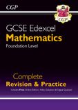 GCSE CGP Books New 2021 GCSE Maths Edexcel Complete Revision & Practice: Foundation inc Online Ed, Videos & Quizzes