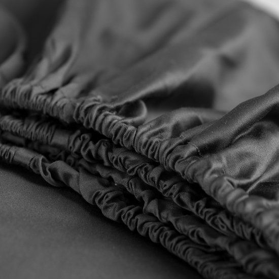 Cinderella Sundays Topper Hoeslaken met split 180x210 cm - Antraciet