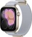 By Qubix Qubix Apple Watch Bandje Magnetisch Nylon Lichtgrijs 38/40/41/42mm