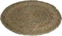 Gerimport Pannenonderzetter - zeegras - rond - Dia 36 cm - naturel - extra groot - stevig